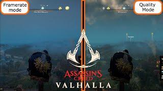 Assassin's Creed Valhalla - Framerate vs Quality mode Graphics Comparison | Xbox Series S