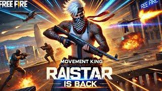 COMEBACK? RAISTAR 2025  GOD LEVEL MOVEMENTWOODPEACKER KING - Garena Free Fire @RaiStar #raistar