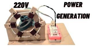 how to build free energy generator 220v with 6 copper coil