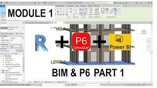 BIM & Primavera P6 | Revit | Part 1| Module 1| Creating Schedule in P6 | Resource loading in P6