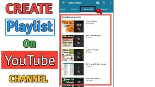 How to Create Playlist On YouTube Channel in 2024