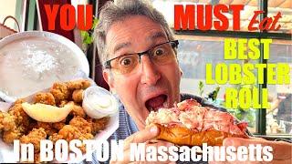 BEST LOBSTER ROLL in Yankee Lobster BOSTON MASSACHUSETTS