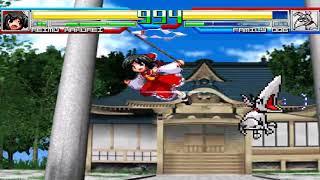 NICK54222 MUGEN: Reimu Hakurei (me) VS Family Dog