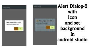 Alert Dialog | Do you want to exit? Alert Dialog with icon