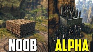 Ark - How to UPGRADE any base (Noob to Alpha)