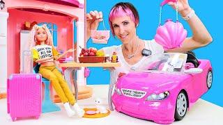 Дом для Барби - Видео для девочек и игры в куклы Barbie - Маша Капуки и покупки для куклы Барби