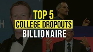 TOP 5 Richest College Dropouts Billionaire | #shorts #youtubeshorts