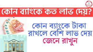 Bank Interest rate 2021। Fixed Deposit DPS FDR। ব্যাংকে টাকা রাখার কথা ভাবছেন তাহলে ভিডিওটি দেখুন