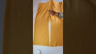 make very easy and perfect plazo cutting and stitching #ashusewingarts #shortsfeed #trendy #viral