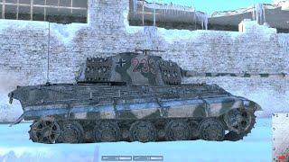 War Thunder Tiger 2 13/0 street fight