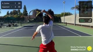 USTA 3.5 Playoffs - Austin Conlon vs. Anirudh Ramesh Aekawadi - W 4-6, 6-3, 1-0 (10-3)