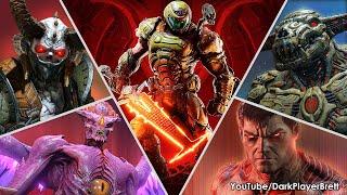 DOOM Eternal - All Bosses With Cutscenes (Ultra Violence) [4K 60FPS] PC