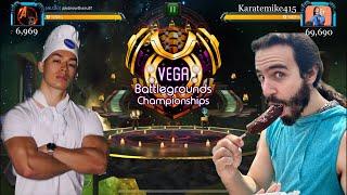 AndrewTheRuff vs KarateMike415! Vega Battleground Championships!