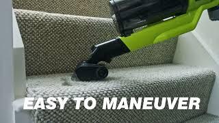 The RYOBI® Stick Vac – Easy to manoeuvre