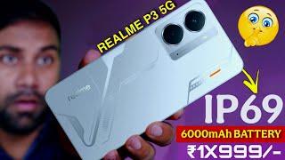 Realme P3 5G Officially is Here With 18GB RAM, IP69 & 6000mAh 