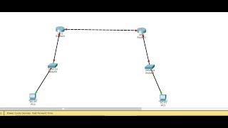 Cisco Packet Tracer Basic Networking - Static Routing using 2 routers