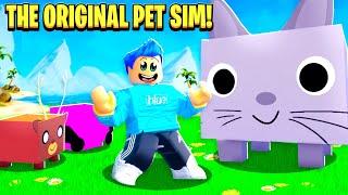 So I Played The ORIGINAL PET SIMULATOR On Roblox Again...