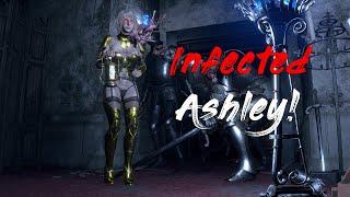 Ashley get infected with las plagas!