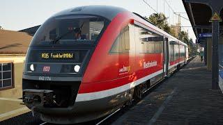 TSW 5 | Führerstandsmitfahrt | RE85 (25122) nach Frankfurt(Main) Hbf