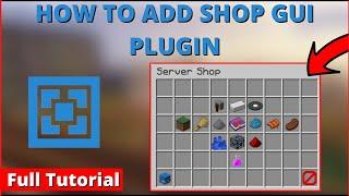 How To Add Economy Shop GUI Plugin in Aternos Server | Full Tutorial | EconomyShopGUI Plugin | KS