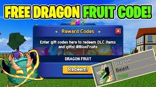 SECRET CODE TO GET DRAGON FRUIT FOR FREE!