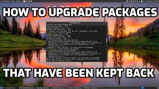 How To Upgrade Packages That Have Been Kept Back