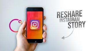 How to Reshare Instagram Stories on iPhone (2023)