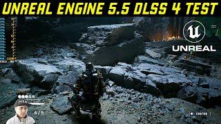 Unreal Engine 5.5 DLSS 4 RTX 4090 Test