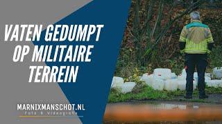 Vaten gedumpt op militaire terrein in Leusden | Marnix Manschot Foto en videografie