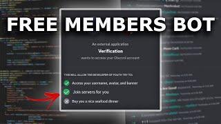 How To Make Discord Auth Bot | Pull Members To Any Server | *SOURCE CODE*