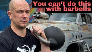 Kettlebells Are Infinite | Kettlebell 86 Double Clean Double Press Alt Press From Rack