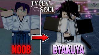 Noob To BANKAI As Byakuya Kuchiki [Flower] In Type Soul...(Roblox)