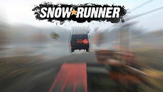 Full throttle! No brakes! Car jumping -  HUMMER H2 in SnowRunner! #Shorts