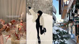 Winter & Christmas aesthetic Pinterest inspired | Tiktok compilation⋆｡°