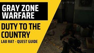Duty To The Country - Quest guide - Gray Zone Warfare