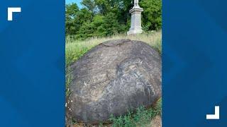 Little Round Top vandalized at Gettysburg National Military Park