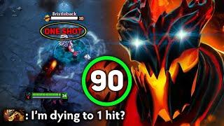 90 Souls Shadow Fiend One Shot Meta 63 Kills 0 Death | Dota 2 Gameplay