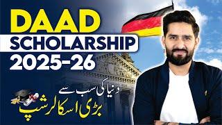 100% Free Education in Germany with DAAD Scholarship 2025 | Step by Step Guide For Pakistani Student