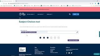 My World of Work Subject Choices video