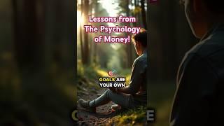 Lessons from The Psychology of Money! #ThePsychologyOfMoney