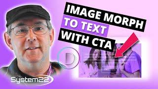 Divi Theme Image Morph To Text With CTA Button 