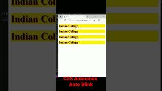 CSS Animation | Blink Animation CSS | How Do You Add Animation To Text In CSS