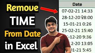 Quickly Remove Time from Date Timestamp In Excel // Excel Tips & Tricks// Excel Tutorial 2021