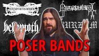 Ranking Black Metal Bands by how POSER they are