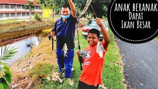 Mancing Ikan Lampam Umpan Roti Strike Bertubi-tubi Bersama Subscriber