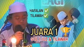 M. Rizki Fadilah dari Kabupaten Dompu Juara 1 Gol 1 Juz & Tilawah Tingkat Prov NTB  2023