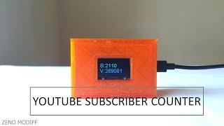 DIY Youtube Subscriber Counter Using Esp32