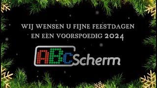 Fijne Feestdagen van het ABC Scherm Team!