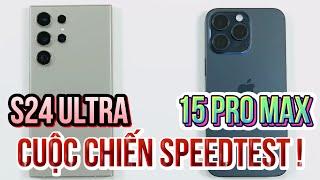 CUỘC CHIẾN SPEEDTEST: IPHONE 15 PRO MAX & GALAXY S24 ULTRA - KÈO NÀO HƠN ?