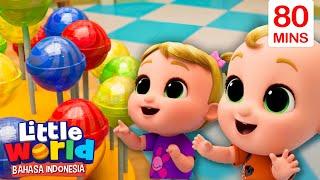 Permen Loli Warna Warni | Little World Bahasa Indonesia | Kartun Anak